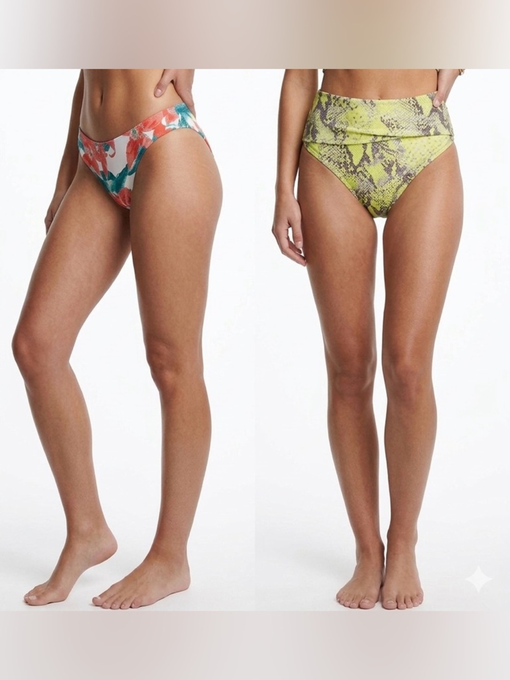 NWT Calvin Klein, Vince Camuto 2 piece bikini bottom bundle size Small